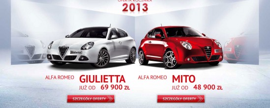 Nowa strona z promocjami marki Alfa Romeo